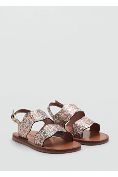 MANGO Baby Glitter Strap Sandals