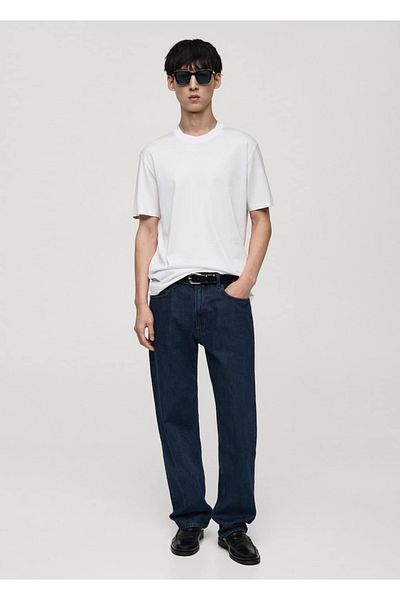 MANGO Man Regular Cut 100% Cotton T-Shirt