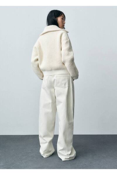 MANGO Woman Buklet yün karışımlı ceket