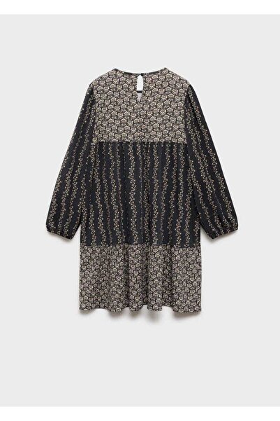 MANGO Kids Çiçek desenli elbise