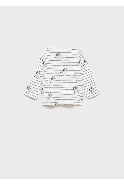 MANGO Baby Μπλουζάκι με μπλε σχέδιο