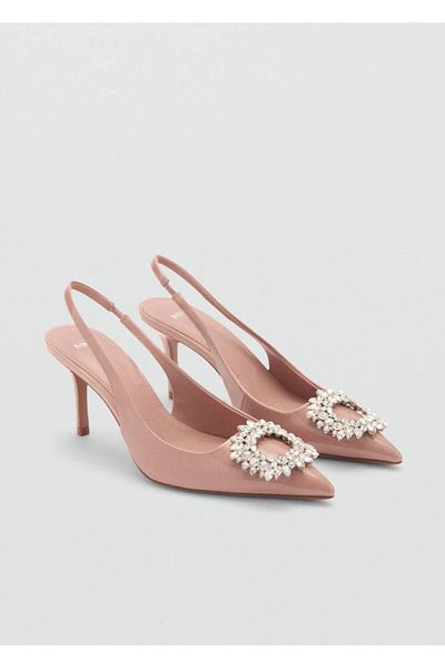 MANGO Woman Gem Heeled Shoes