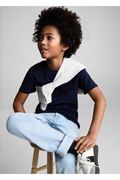 MANGO Kids Yama cepli tişört