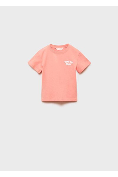 MANGO Baby Kurzarm-T-Shirt mit Aufdruck