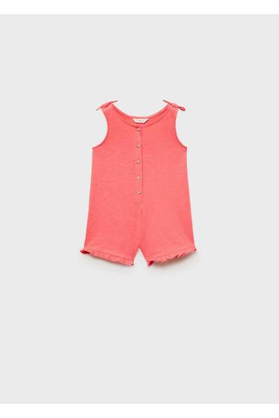 MANGO Baby بذلة قصيرة مع تفاصيل العنب