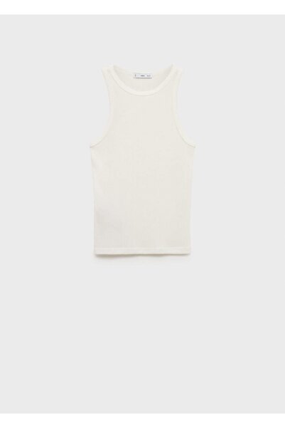 MANGO Woman İnce fitilli örgü üst