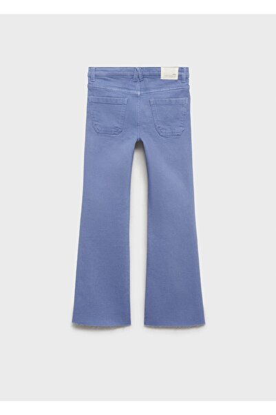 MANGO Kids Dikişsiz Flare Jean Pantolon