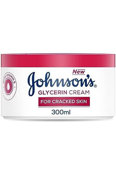 Johnson & Johnson كريم جونسون بالجلسرين للبشرة المتشققة، 300 مل