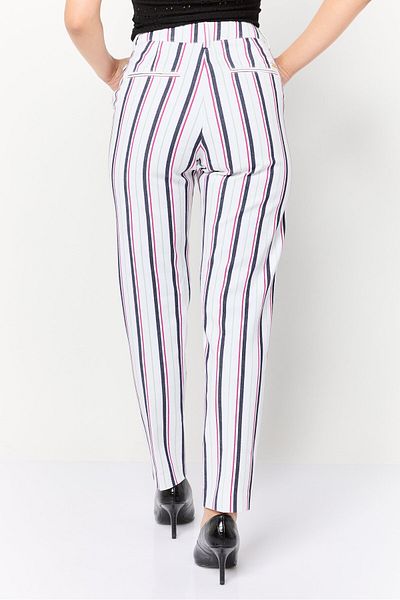 Scotch & Soda Women Regular Fit Stripe Dress Pants, Multicolor