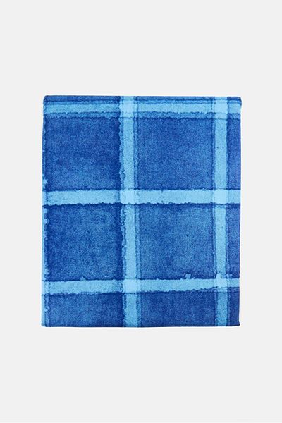 Nautica 3pcs Double Checkered Bedsheet, Blue