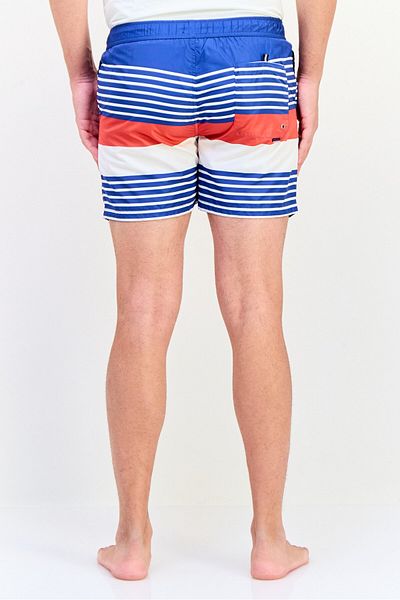 Salsa Men Stripe Print Board Short, Multicolor