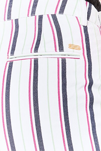 Scotch & Soda Women Regular Fit Stripe Dress Pants, Multicolor