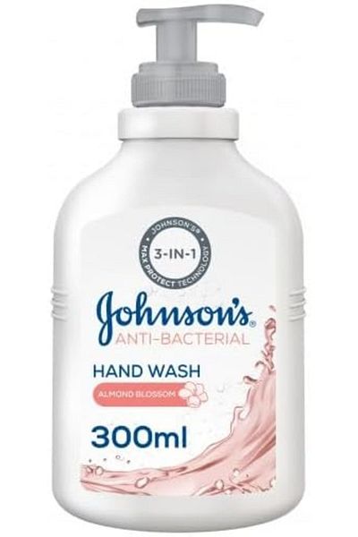 Johnson's Antibacterial Hand Wash with Almond Blossom, 300ml