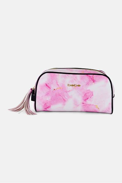 Bebe Women Brand Logo Make Up Pouch, Multicolor