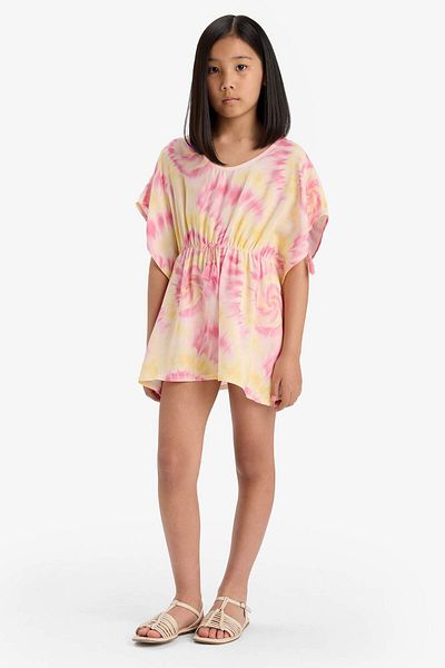 DeFacto Batik-Strandkleid für Mädchen E4977A825HS