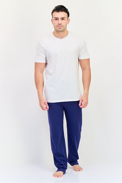 Tommy John Men 2 Pieces Crew Neck Short Sleeve Plain Undershirt, White