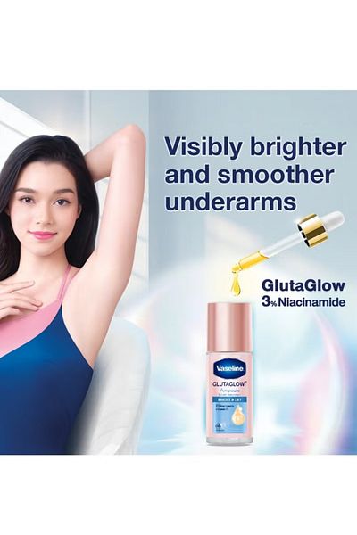 Vaseline Glutaglow Bright & Dry Serum Deodorant Ampoule 45 ml
