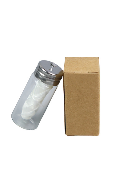 Choice لا شيء أبيض - خيط تنظيف أسنان نباتي قابل للتحلل الحيوي مصنوع من فحم ال...