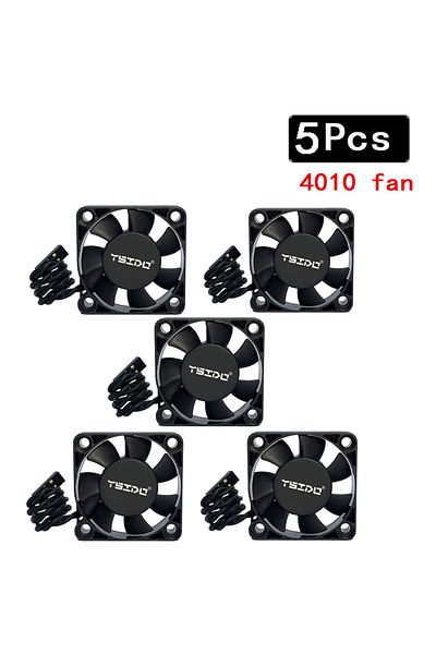 Choice 5pcs 4010 5pcs Ysido Hight Speed 4010 3510 3010 Cooling Fan Heat Dissipation For Hobbywing Traxxas A