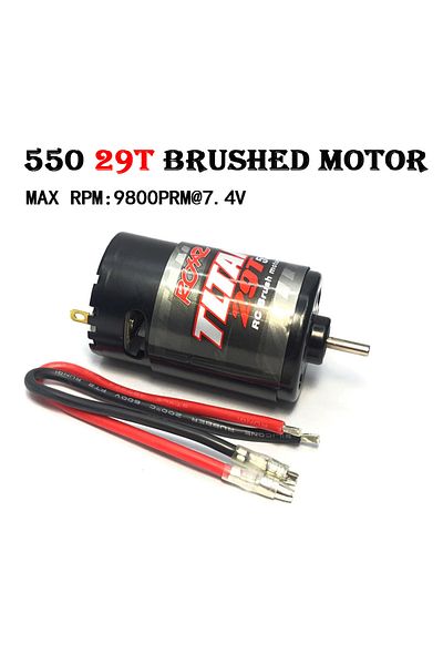 Choice 550 Motor 29t Ysido 550 Brushed Motor Waterproof 12t 21t 29t 35t For 1:10 Rc Crawler Axial Scx10 Axi