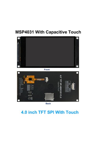 Choice شاشة LCD تعمل باللمس مقاس 4.0 بوصة ودقة 320 × 480 ووحدة Spi Tft LCD Esp32 وSt7796 Tn LCD تعمل باللمس بالسعة