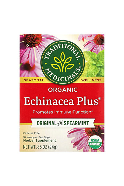 TRADITIONAL MEDICINALS شاي إشنسا بلس العضوي 16 كيسًا