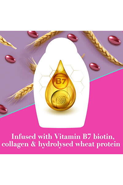 OGX Thick & Full + Biotin & Collagen Shampoo 385ml – Volumizing Hair Care for Thicker, Fuller Hair