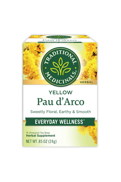 TRADITIONAL MEDICINALS شاي أعشاب باو داركو الأصفر (16 كيس شاي)