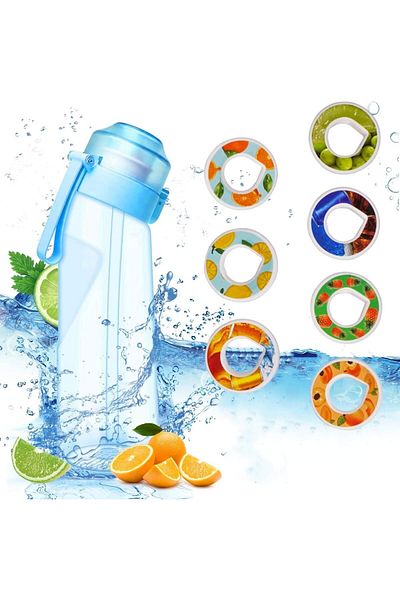 Generic BokSung Air Water Bottle with 7Pcs Flavor Pods 26.3Oz Scent Water Bottle Fruit Fragrance Water Bott