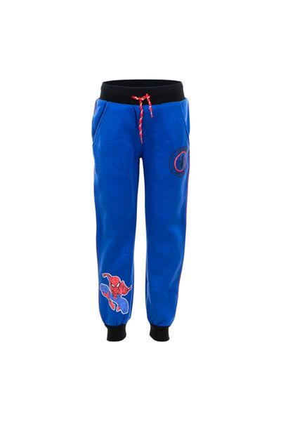 SPIDERMAN Pantaloni trening baieti, polar, albastru, 98 cm, New York, Spiderman