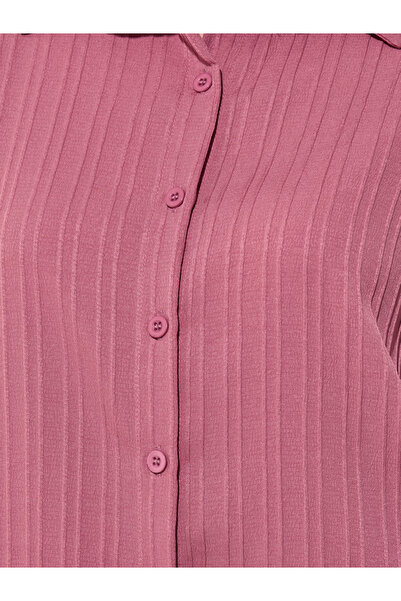 Styli Textured Long Sleeve Shirt and Pants Co-Ords