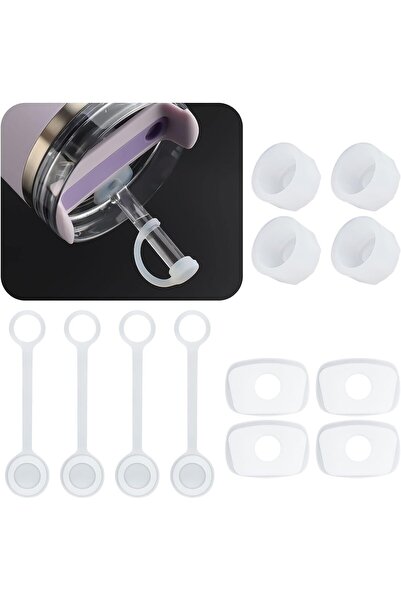 Generic 4 مجموعات من سدادات السيليكون المانعة للانسكاب لأكواب ستانلي 40/30 أو...