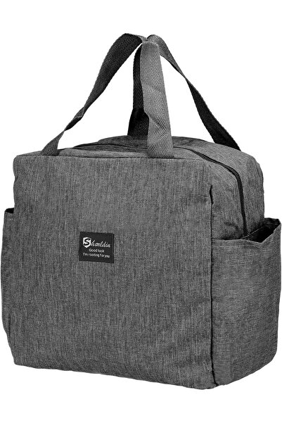 Arabest Insulated Lunch Bag with Two Side Pockets, Large Capacity Waterproof ...