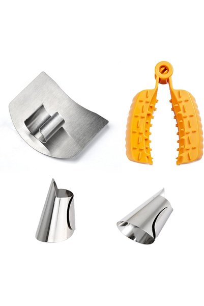 Generic Finger Guard Set for Cutting Knife Guard,Stainless Steel Knife Cuttin...