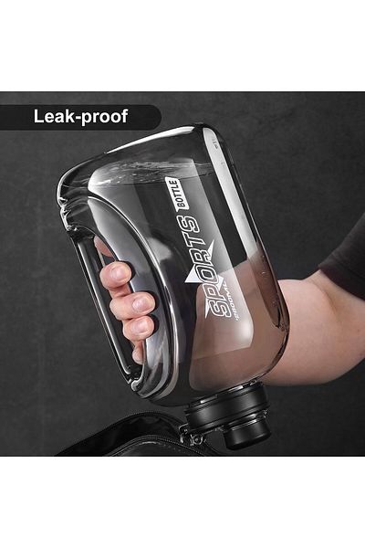 Generic Durku Portable Large Capacity Water Bottle With Precise Scale,95 oz/2.8L Transparent Leakproof Wate