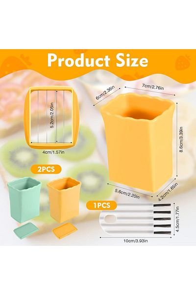 Generic Easy Strawberry Cutter, Multi-Function Vegetable & Fruit Slicer, Mini Food Chopper - 2024 Creative