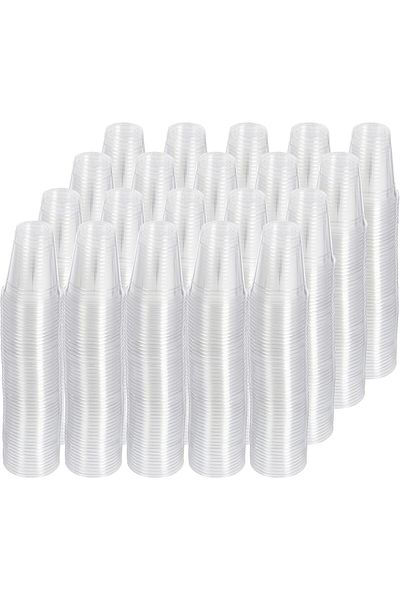 Generic Hotpack Disposable Pet Clear Transparent Juice Cup 91 Diameter for Party & Cold Use 12 ounce, 1000