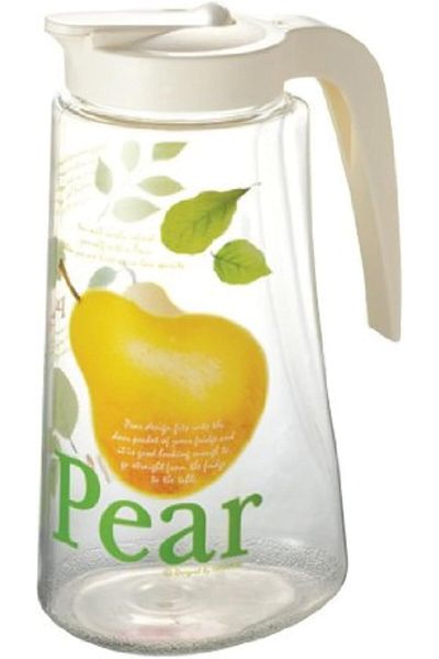 Generic LocknLock One-Touch Pitcher Pet Water Bottle, 1.7 Liter Capacity, Pear