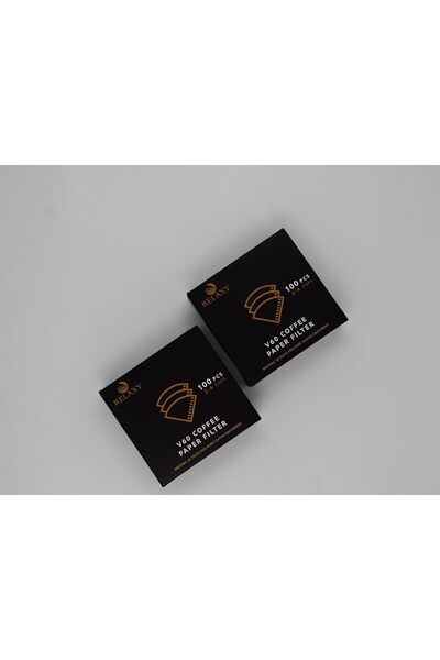 RELAXY Coffee Filter by RELAXY, White Cone-Shaped V60 Filters, Unbleached, Compatible with Pour-Over Drippe