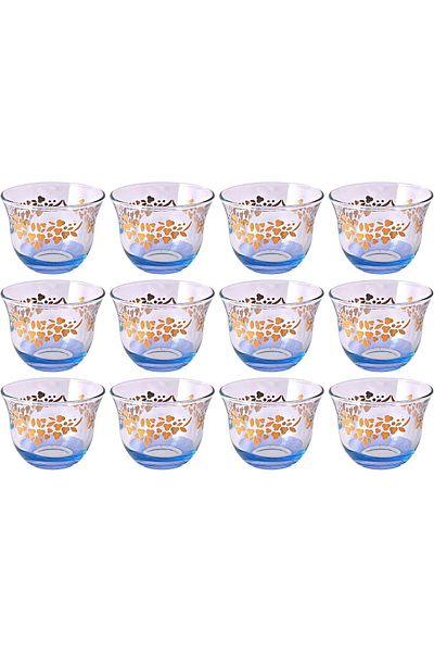 Generic I HOME Turkey Tea Glasses Cups Set of 12 for Party - (Arabic tea cups) 12PCS CAWA CUPS SET