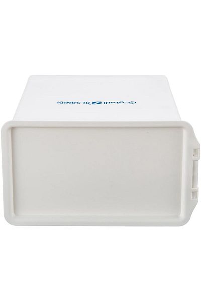 Generic Al Sanidi Food Storage Box, Refrigerator and Freezer Storage Organizer Drawer, White, 8x13x14 cm 69