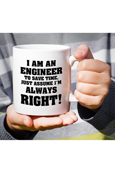 ritz Funny Mug by Ritez - I'm an Engineer, Always Assume I'm Right