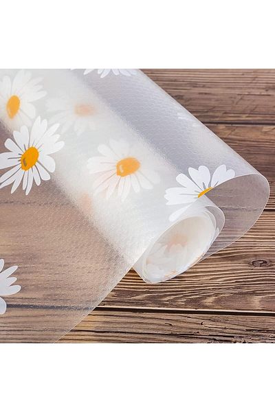 Generic Bolivia's Shelf Liner for Kitchen, 45x200cm Non-Slip Can be Cut Placemats for Refrigerator Cabinet