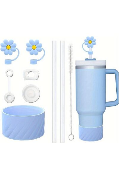 Arabest Stanley Cup Accessories Set, 1 Pcs Protective Tumbler Anti-Slip Bottl...