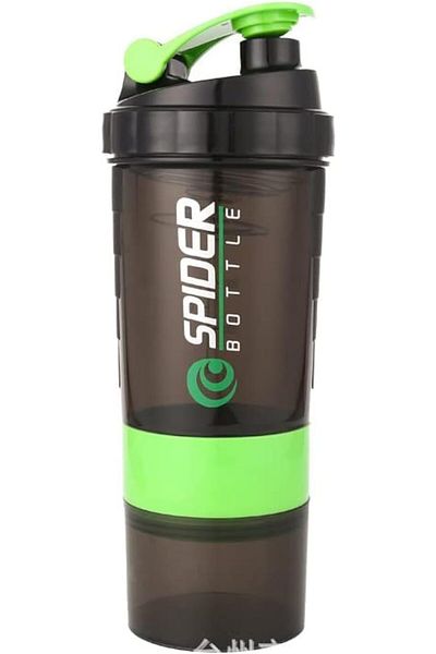 Generic ALCOACH spider Protein Shaker Bottle 20 Ounce Leak Proof Class Portable Gym Shaker Water Bottle wit