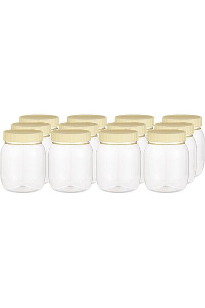 Generic Sunpet Round Spice Jar (500ml,12 Pieces)