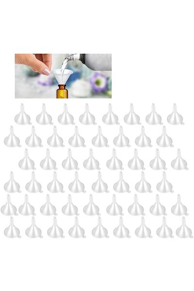 Generic ELECDON Mini Funnel,Mini Clear Plastic Funnels,Multi-Purpose Funnels, Tiny Funnel for Bottle Fillin