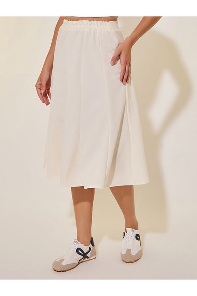 Styli A-Line Midi Skirt
