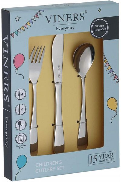 Generic Viners Everyday 3 Piece Kids Cutlery Set