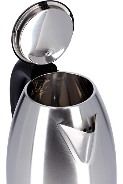 KRYPTON غلاية كهربائية من الفولاذ المقاوم للصدأ، سعة 1.8 لتر، 1500 واط، فضي، موديل KNK6009B